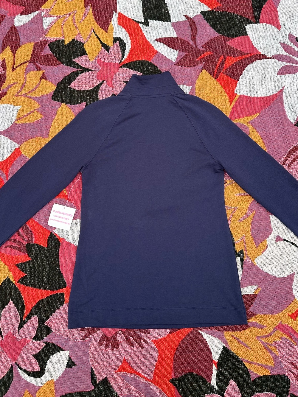 Lilly Pulitzer Skipper Popover True Navy Half-Zip Pullover with Gold Zipper NWT - Picture 4 of 4